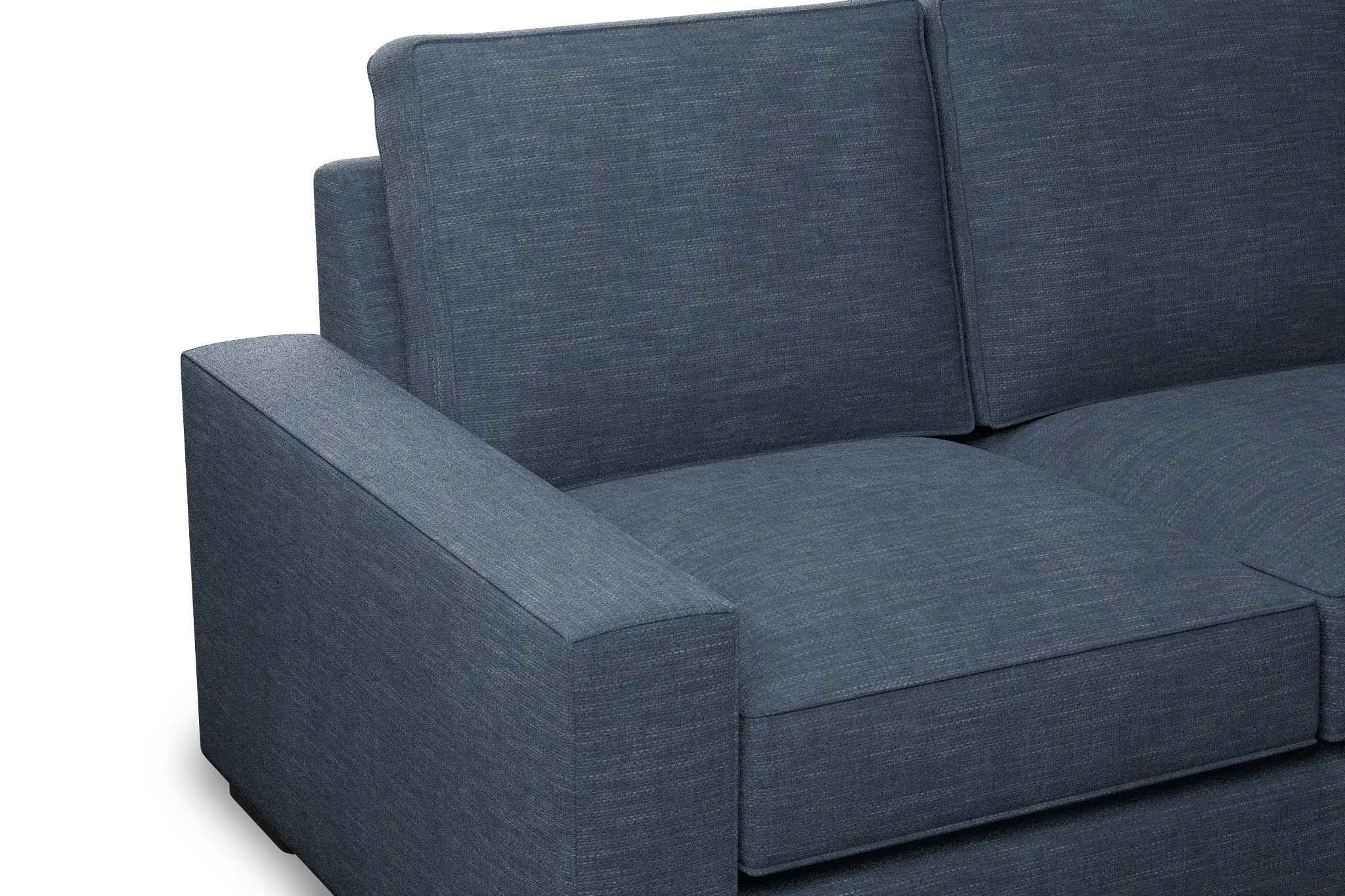 Edgewater Elevation Dark Blue 96" Sofa W/ 3 Cushions Edgewater Elevation Dark Blue 96" Sofa W/ 3 Cushions