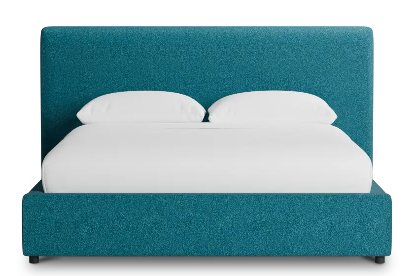 Grayton Elite Teal 44" Upholstered Platform Bed Grayton Elite Teal 44" Upholstered Platform Bed