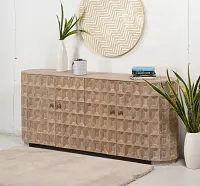 Gillian White Four-door Cabinet