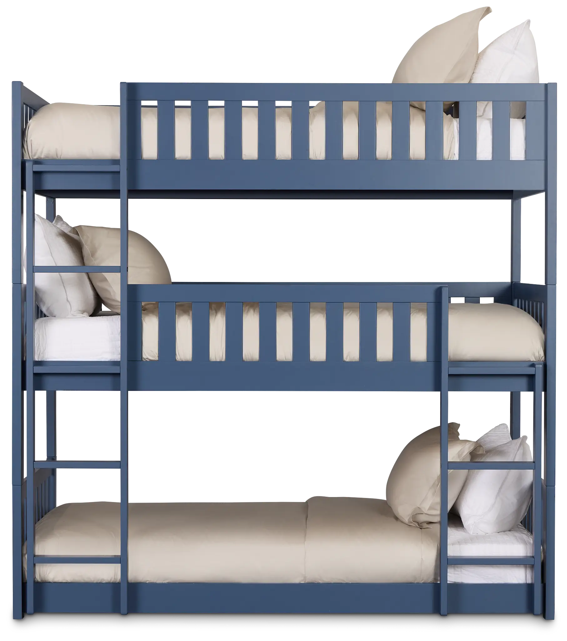 Charleston Dark Blue Triple Bunk Bed Charleston Dark Blue Triple Bunk Bed