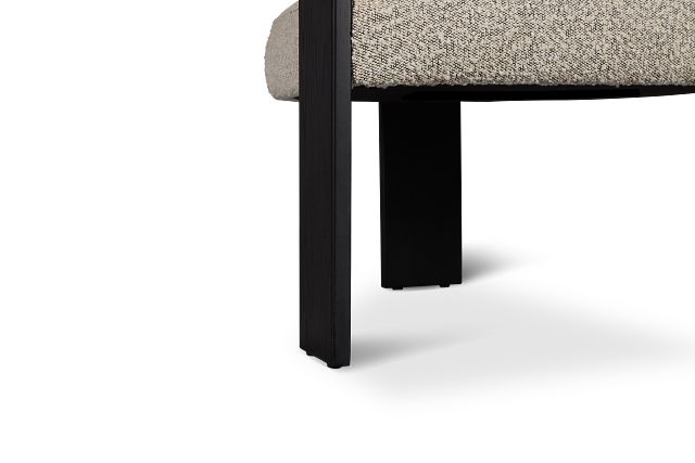 Annette Gray Fabric Accent Chair