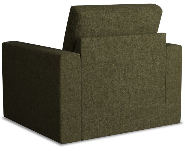 Citymod Green Fabric Swivel Chair