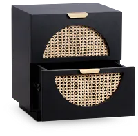 Sartan Black Accent Table