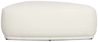 Jovi White Fabric Large Accent Ottoman