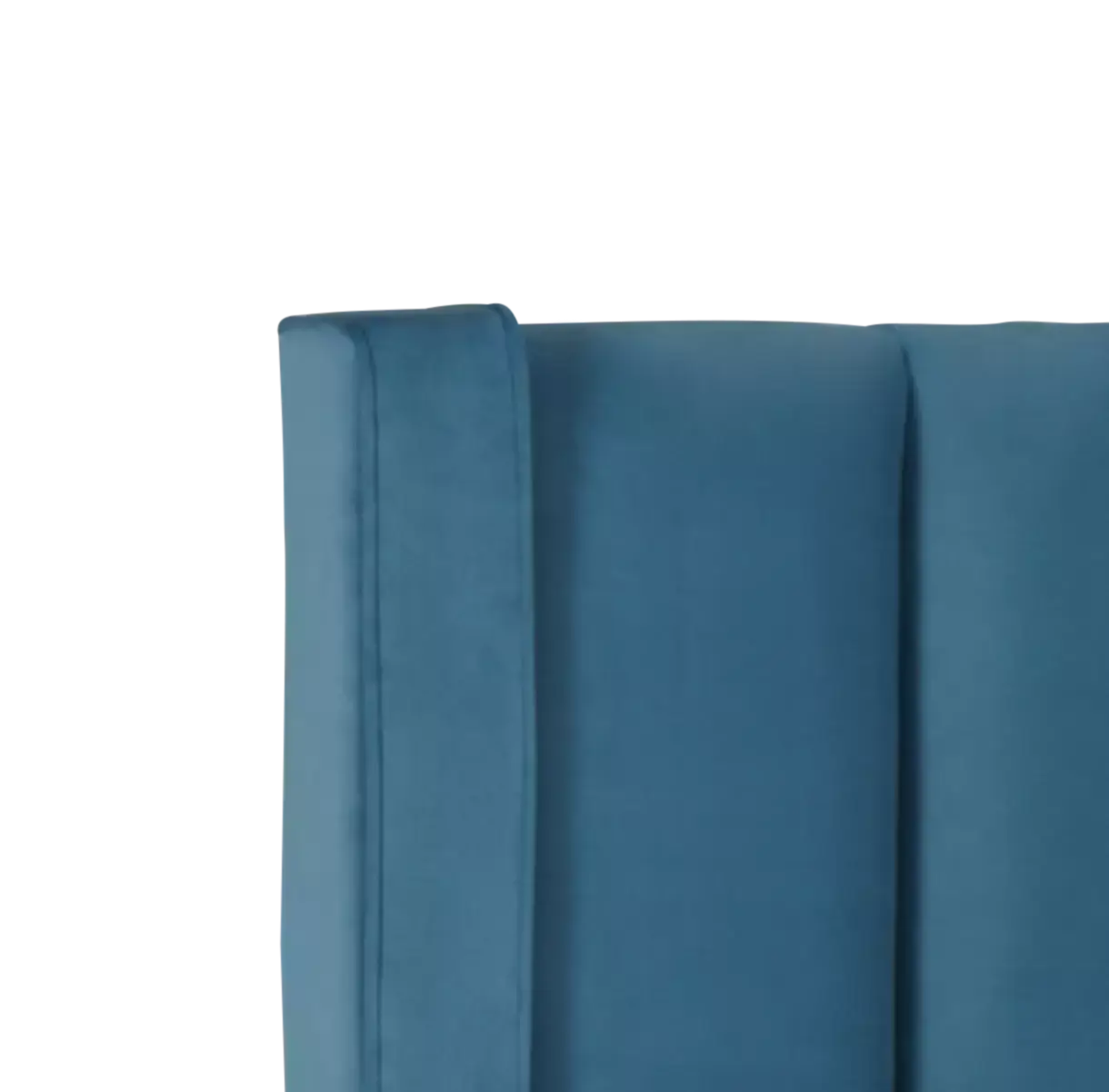 Audrey Blue Velvet Platform Bed Audrey Blue Velvet Platform Bed