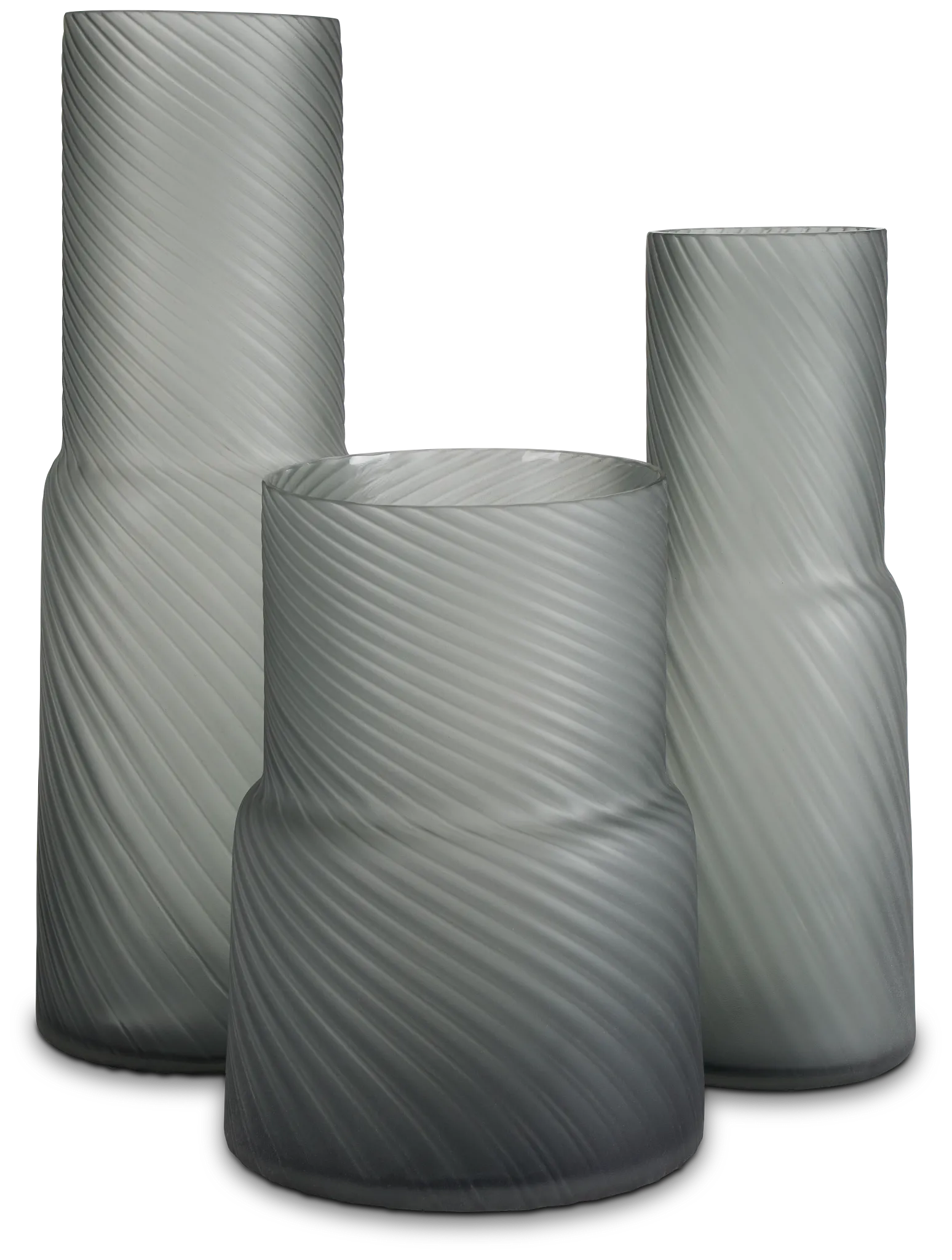 Glenview Dark Gray Small Vase