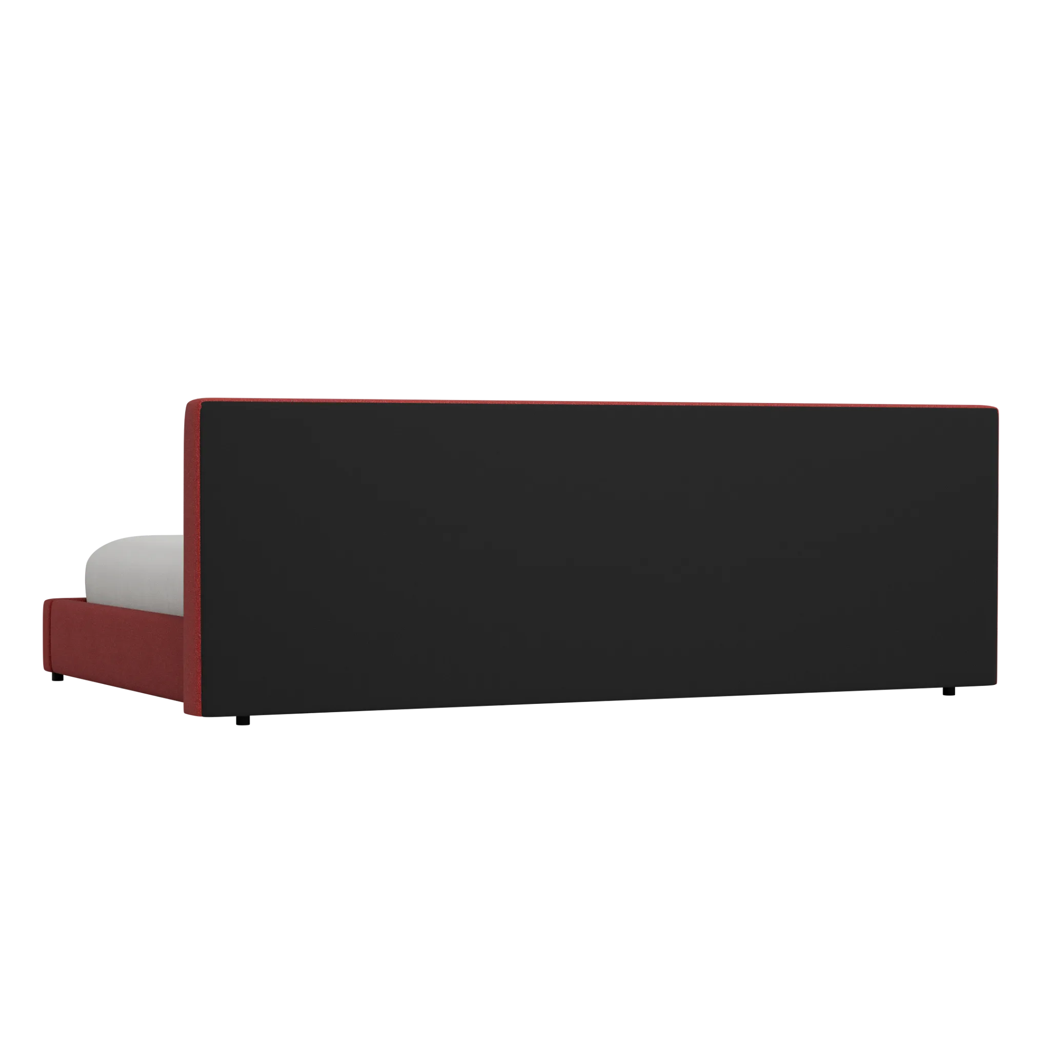 Grayton Elite Red 44" Upholstered Platform Bed
