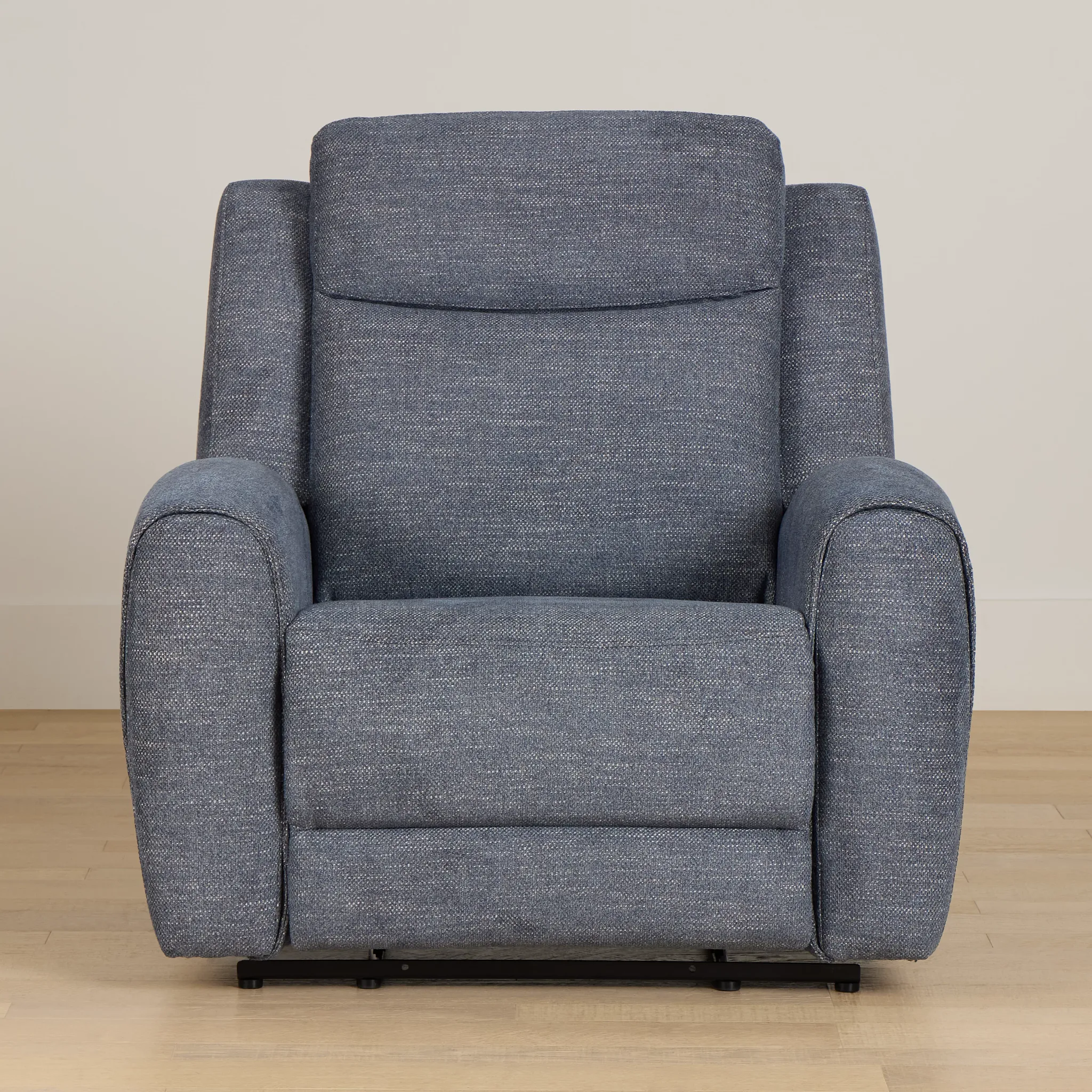 Walker Blue Fabric Recliner
