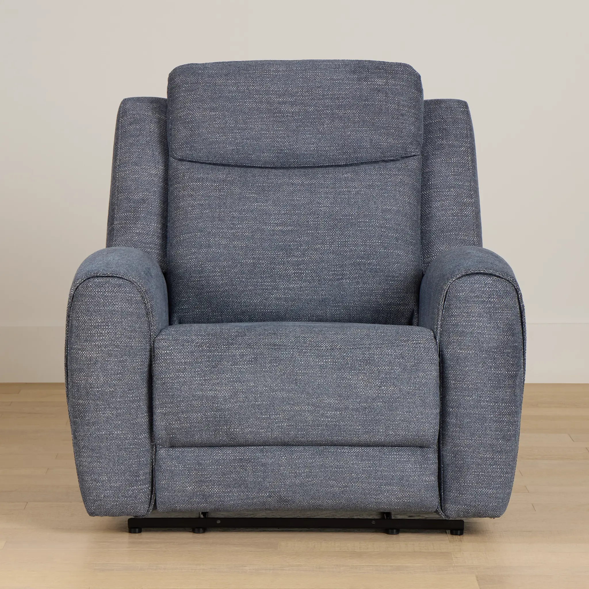 Walker Blue Fabric Recliner Walker Blue Fabric Recliner