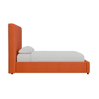 Grayton Joya Orange 54" Upholstered Platform Bed
