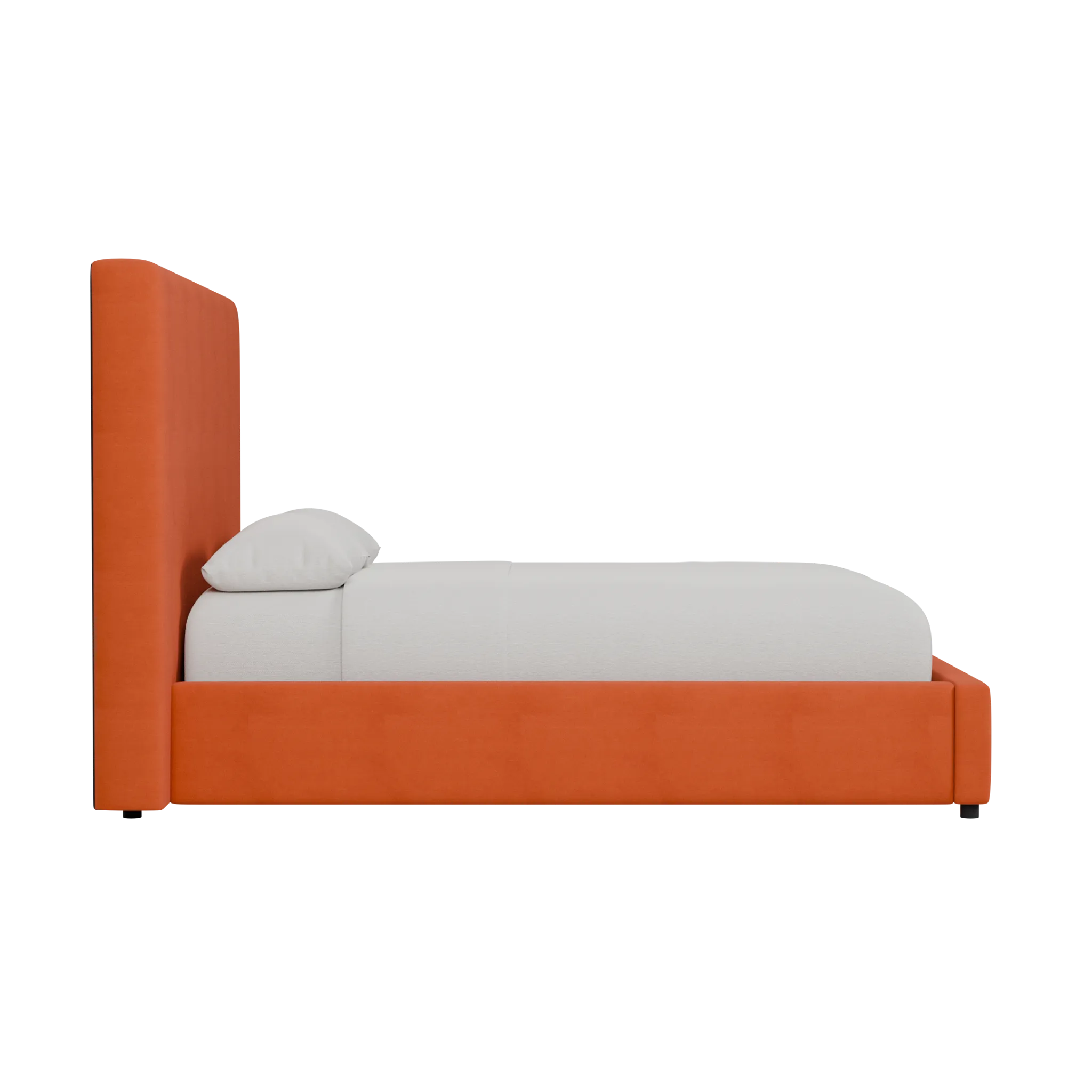Grayton Joya Orange 54" Upholstered Platform Bed
