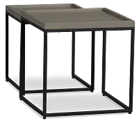 Blaine Gray Set Of 2 Nesting Tables
