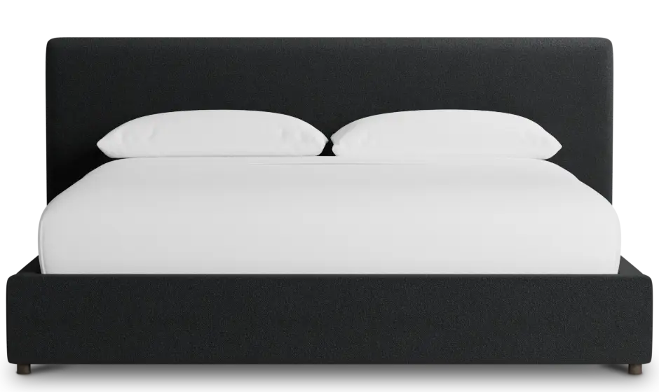 Grayton Elite Black 44" Upholstered Platform Bed Grayton Elite Black 44" Upholstered Platform Bed