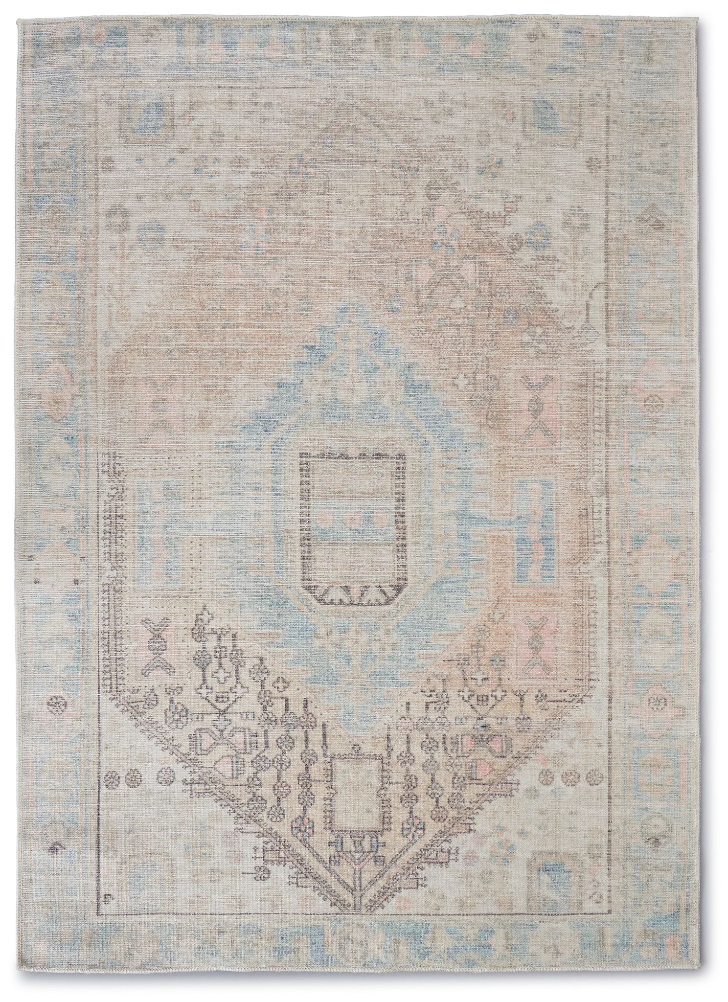 Emmy Light Blue 8x10 Area Rug