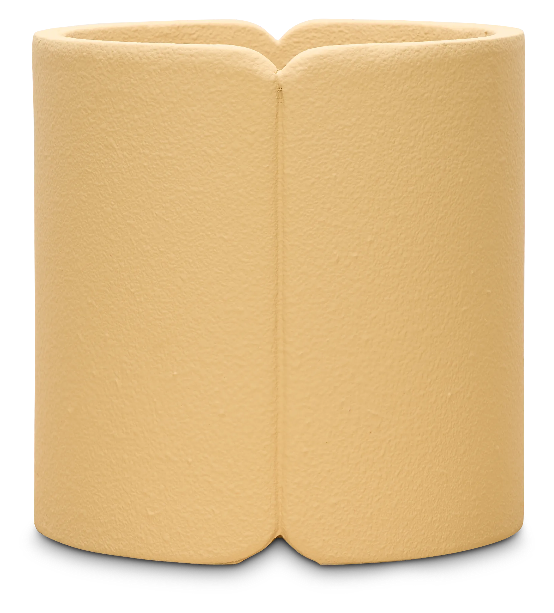 Mamizu Polyresin Yellow Planter