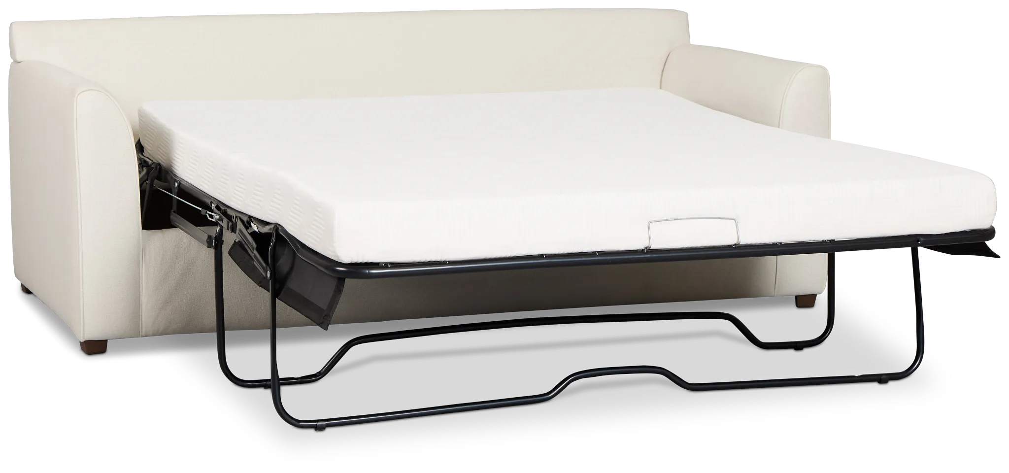 Tate Light Beige Fabric Memory Foam Sleeper