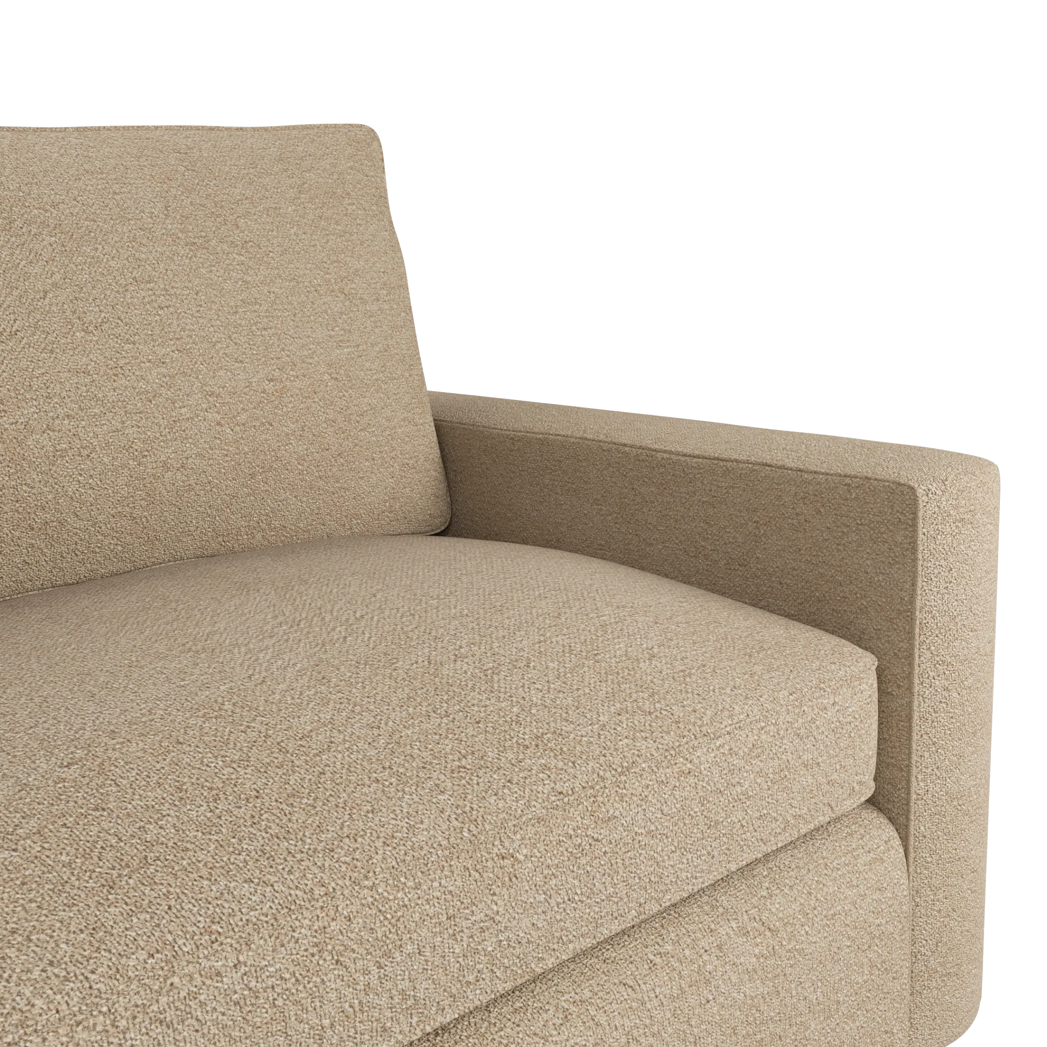 Siesta Elite Taupe Fabric Memory Foam Sleeper