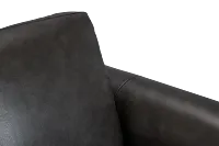 Lincoln Dark Gray Lthr/vinyl Chair