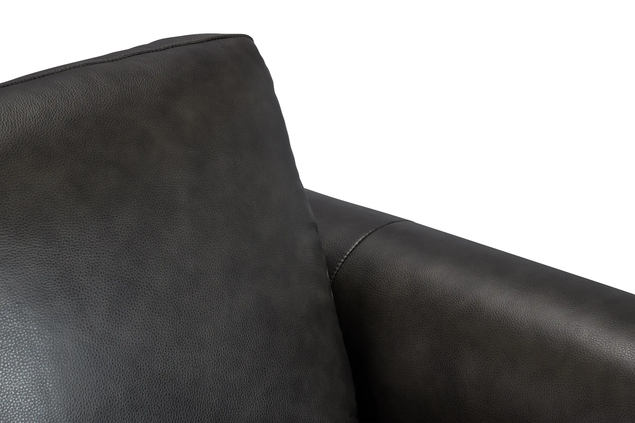 Lincoln Dark Gray Lthr/vinyl Chair