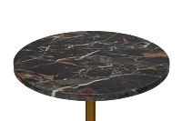 Dolli Beige Round End Table