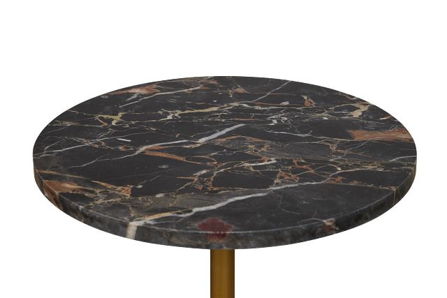 Dolli Beige Round End Table