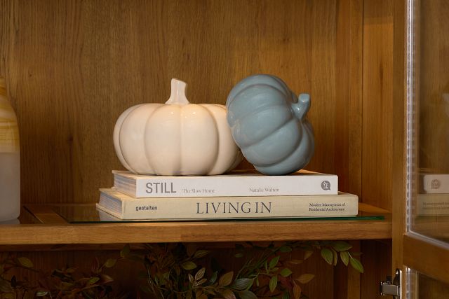 Pumpkin Ivory Medium Tabletop Accessory