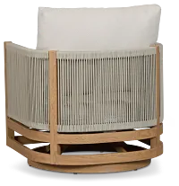 Paros Light Tone Swivel Chair