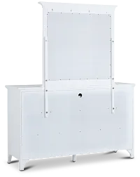 Heron Cove White Dresser & Mirror