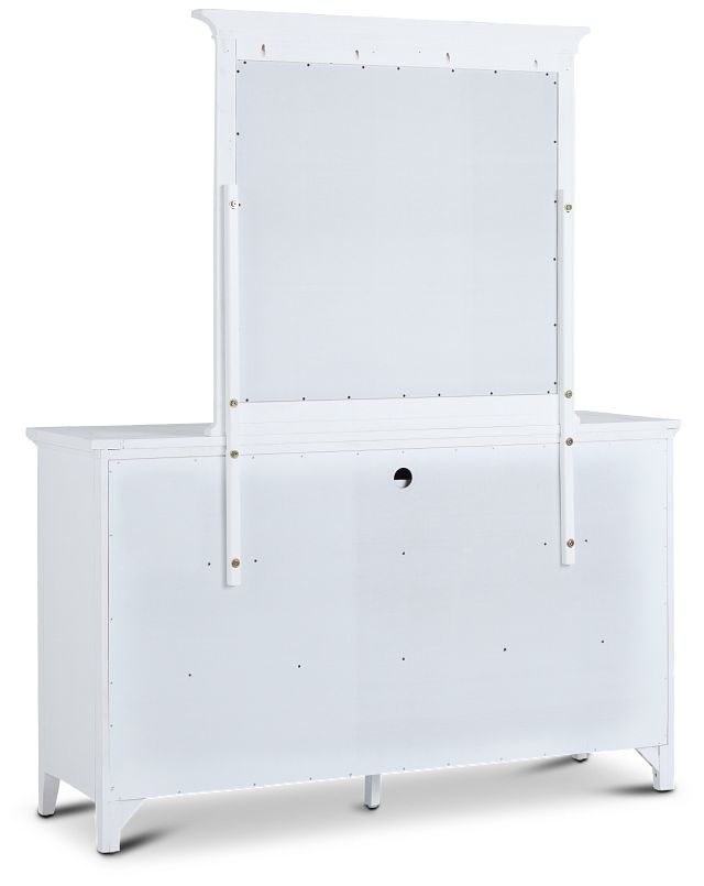 Heron Cove White Dresser & Mirror