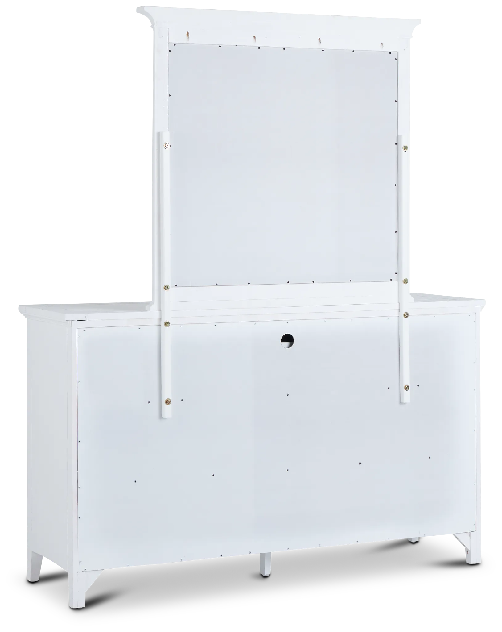 Heron Cove White Dresser & Mirror