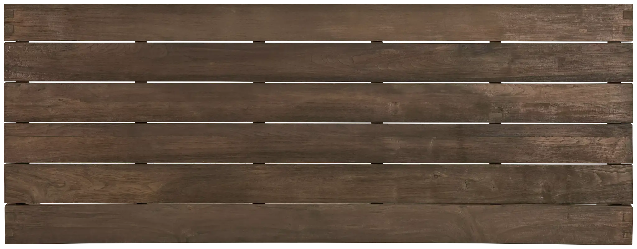 Linear 102" Teak Table & 4 Sling Side Chairs Linear 102" Teak Table & 4 Sling Side Chairs