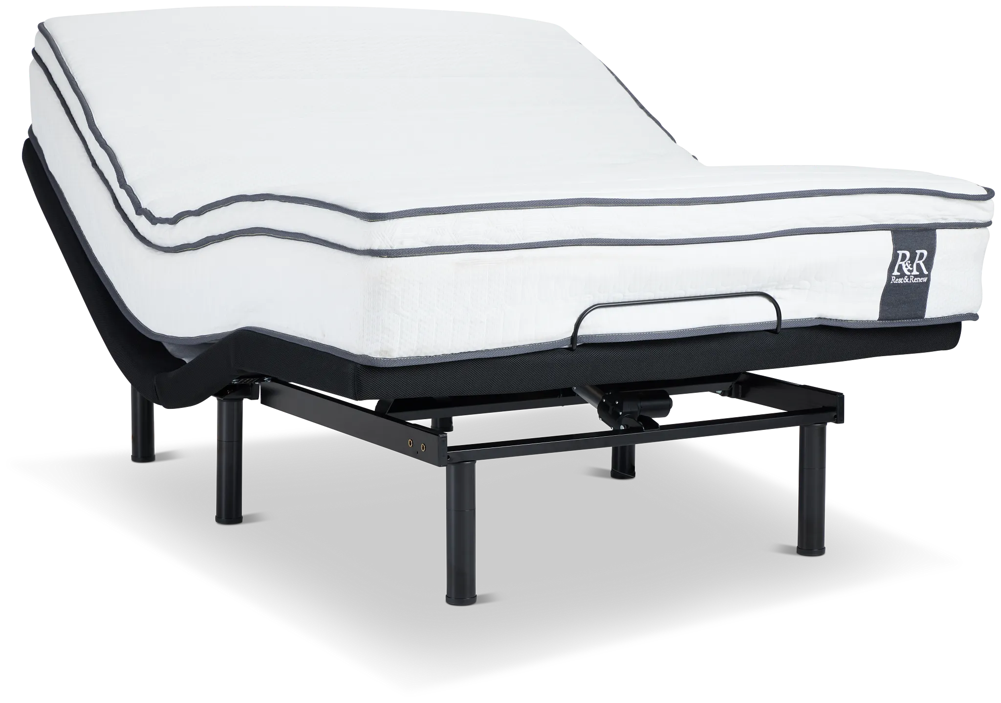Rest & Renew By Zinus 12" Hybrid Elite Adjustable Mattress Set