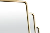 Susie Gold Metal Mirror