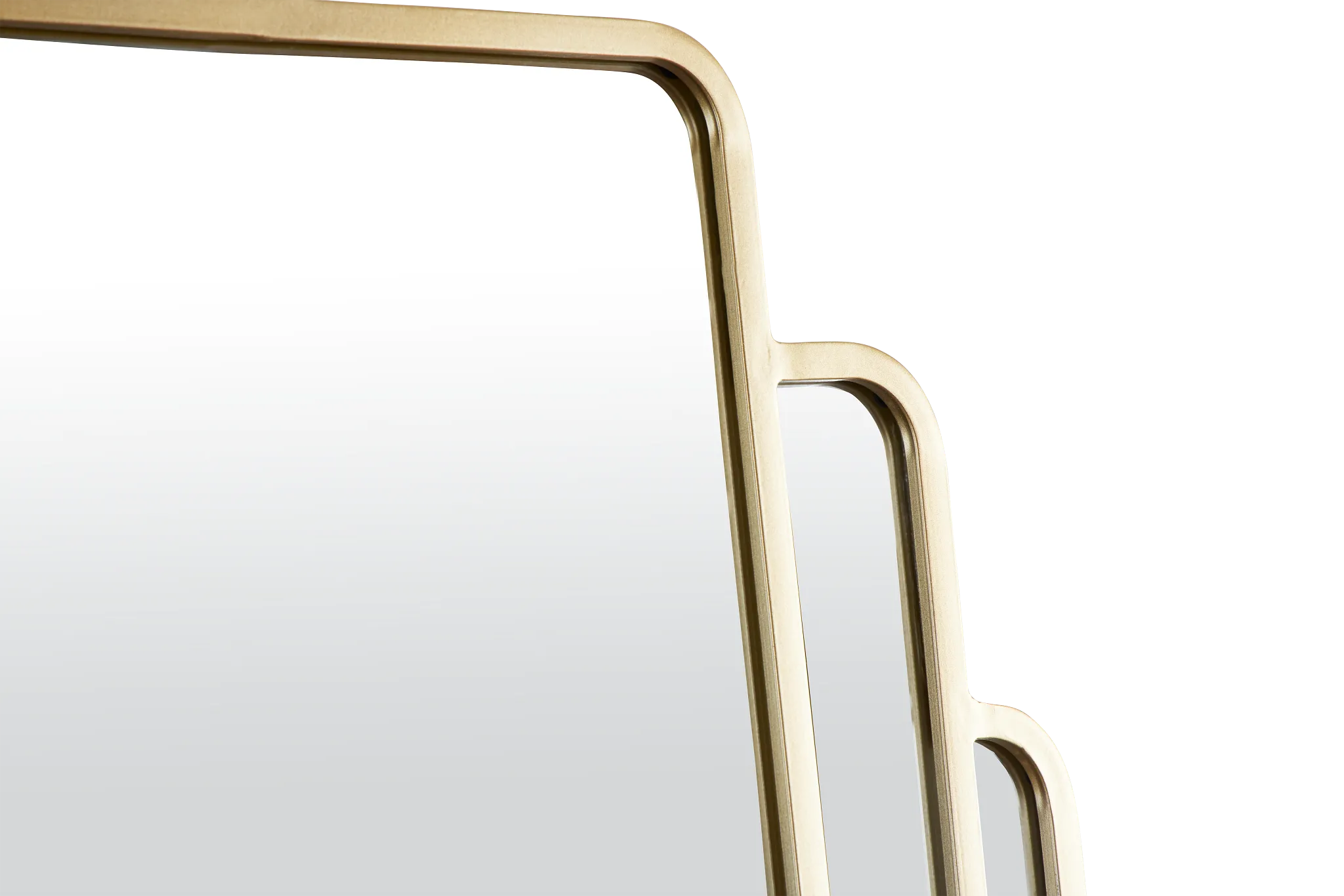 Susie Gold Metal Mirror