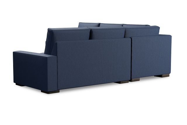 Edgewater Revenue Dark Blue Small Two-arm Sectional