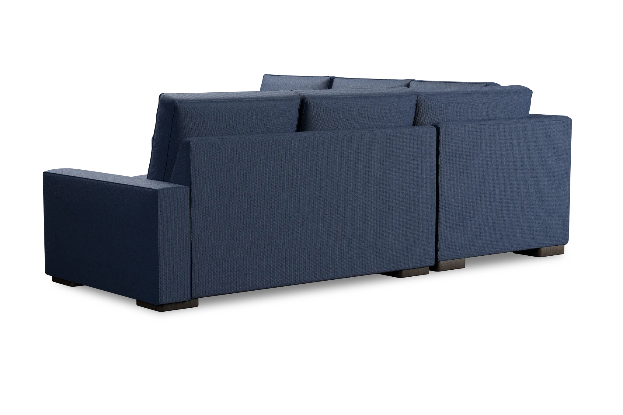 Edgewater Revenue Dark Blue Small Two-arm Sectional