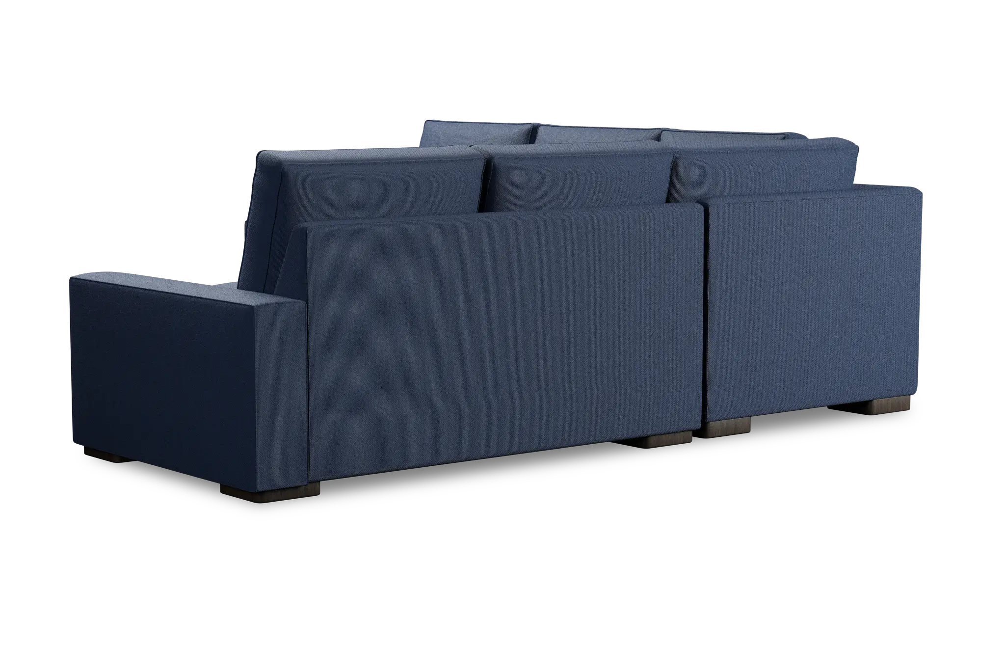 Edgewater Revenue Dark Blue Small Two-arm Sectional Edgewater Revenue Dark Blue Small Two-arm Sectional