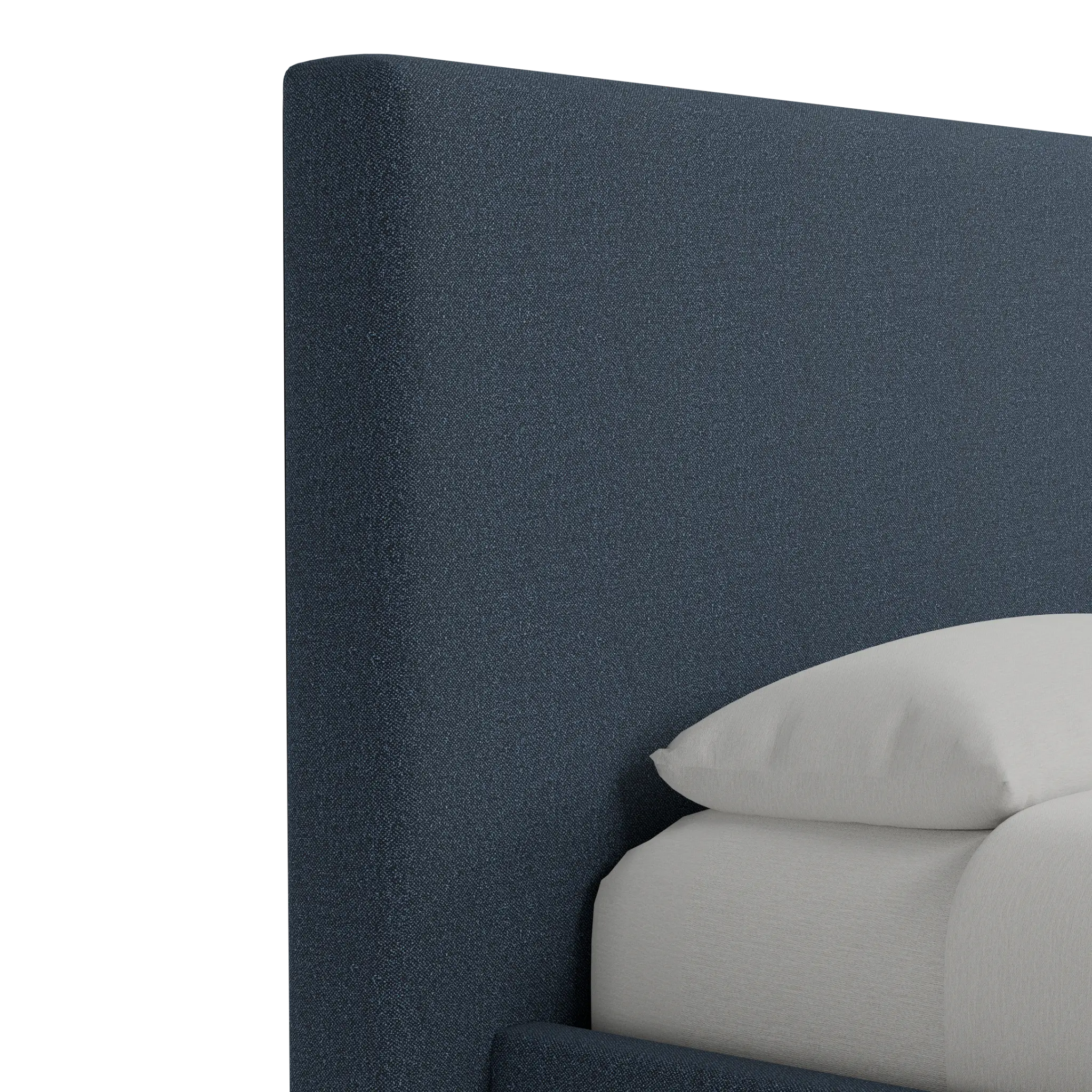 Grayton Elite Dark Blue 54" Upholstered Platform Bed Grayton Elite Dark Blue 54" Upholstered Platform Bed
