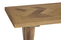 Joplin Light Tone Trestle Sofa Table