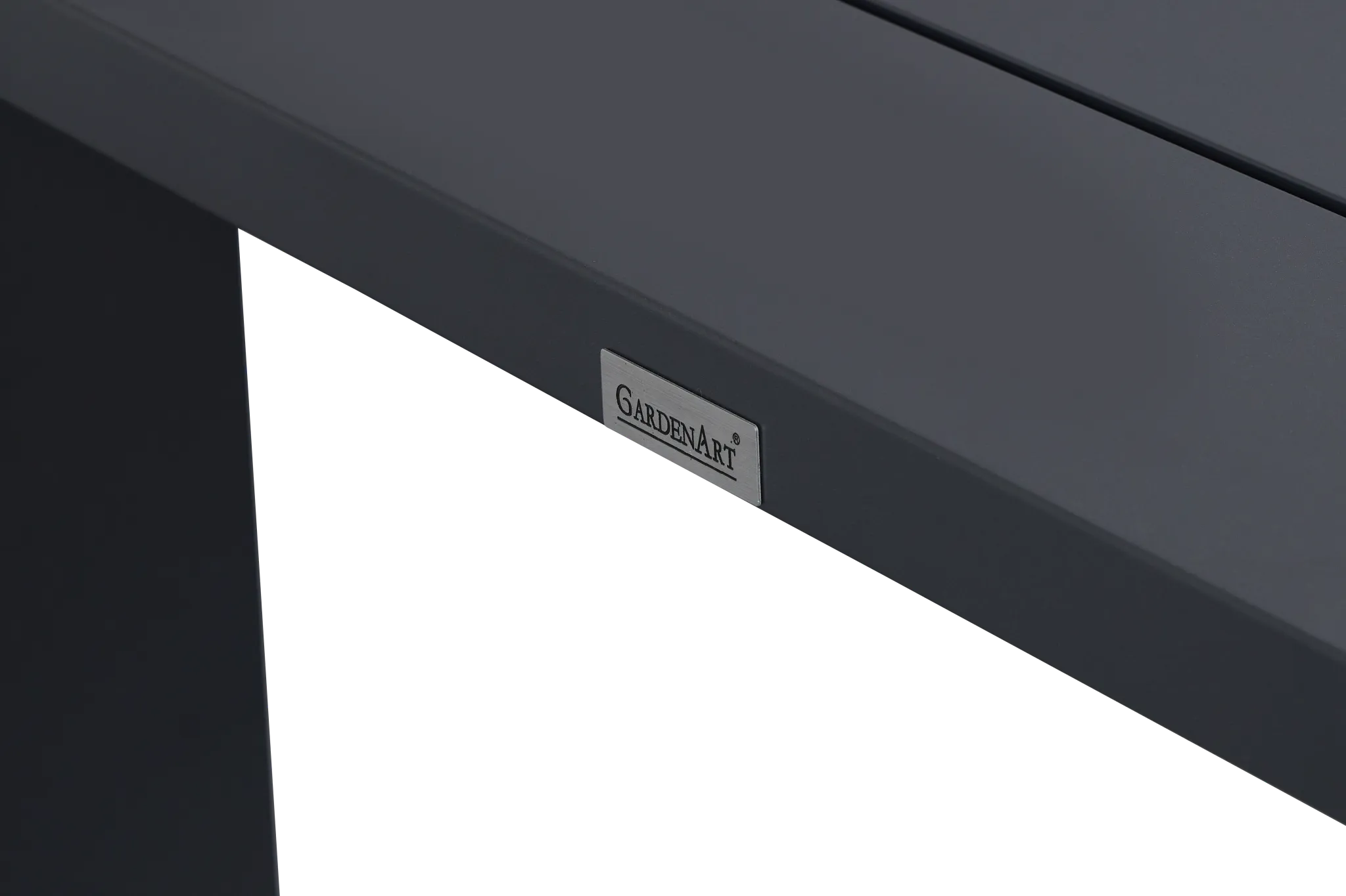 Sunrise Dark Gray 65" Rectangular Table