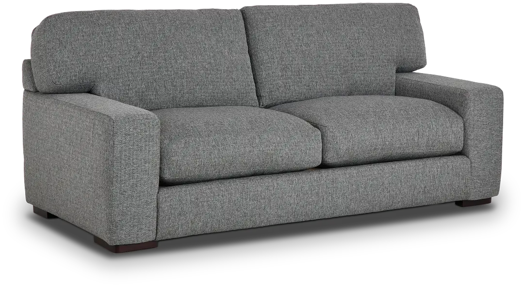 Veronica 90" Dark Gray Down Sofa Veronica 90" Dark Gray Down Sofa