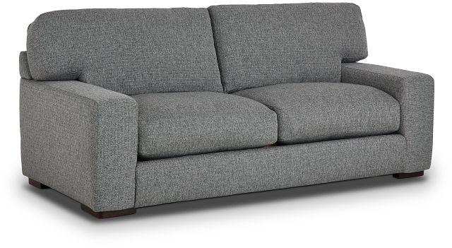 Veronica 90" Dark Gray Down Sofa