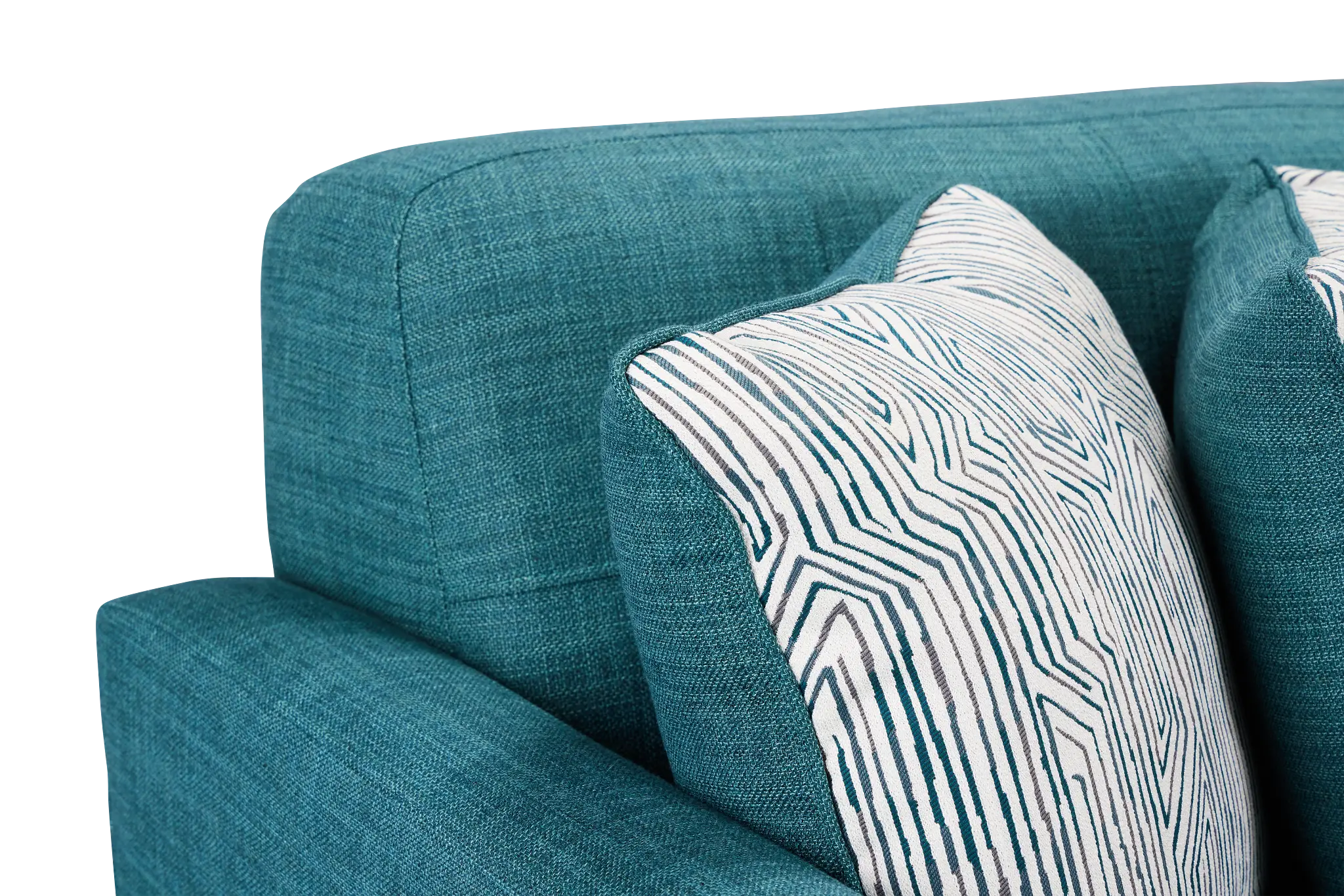 Raya Dark Teal Fabric Sofa Raya Dark Teal Fabric Sofa