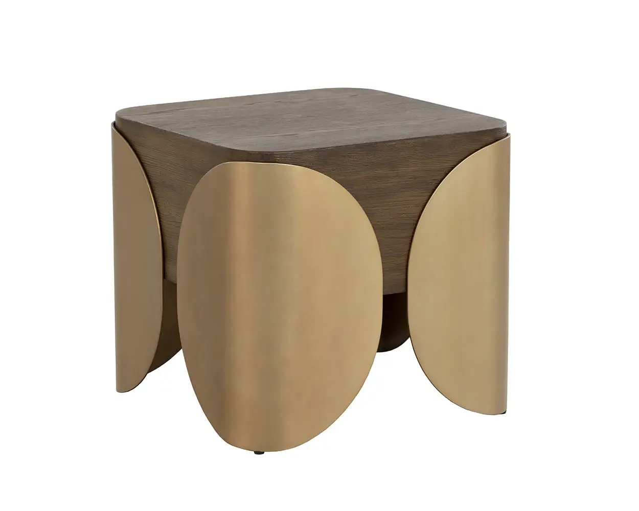 Amalie Dark Tone Square End Table Amalie Dark Tone Square End Table