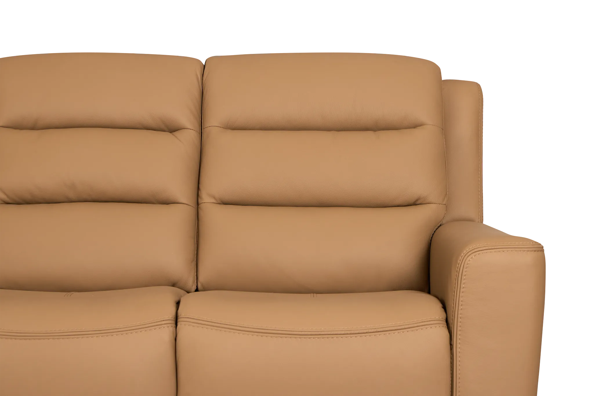 Wilder Brown Leather Power Reclining Sofa W/ Power Headrest