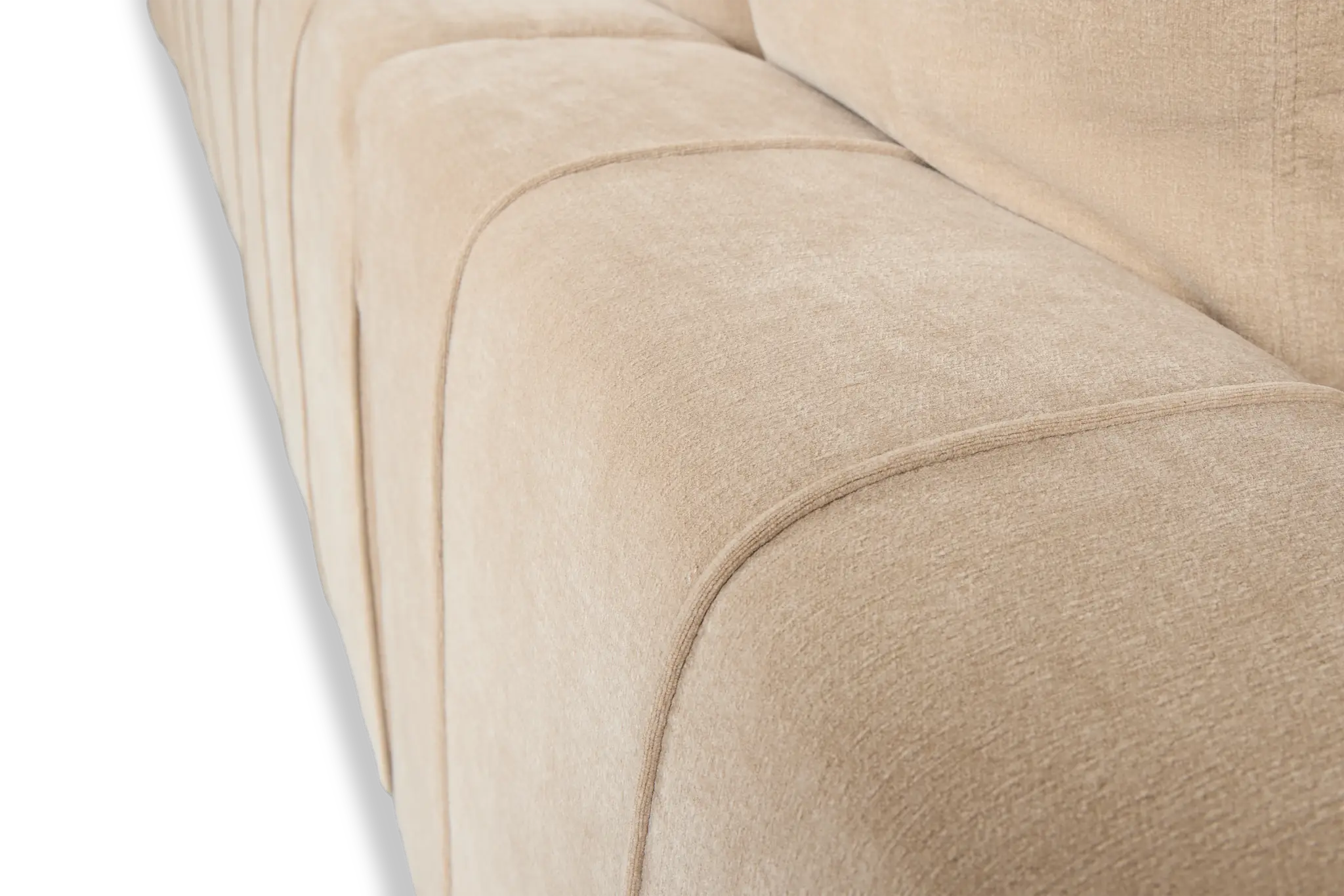 Cruz Light Beige Fabric 6-piece Modular Sectional With Console Cruz Light Beige Fabric 6-piece Modular Sectional With Console