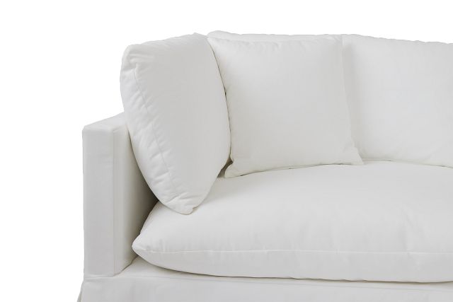 Raegan White Fabric Large Right Chaise Sectional (9)