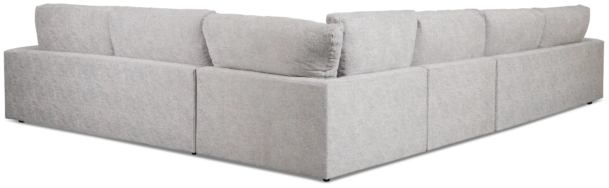 Calista Pewter Fabric Medium Two-arm Sectional Calista Pewter Fabric Medium Two-arm Sectional