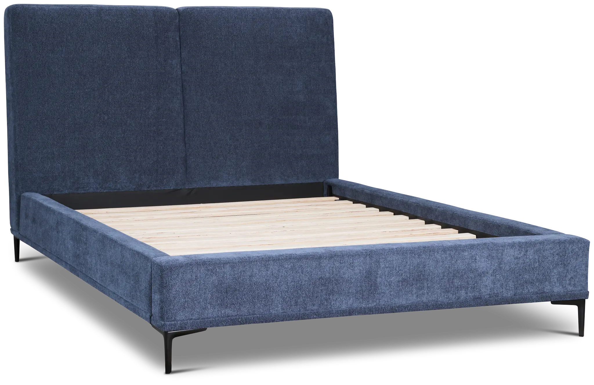 Emit Dark Blue Uph Panel Bed Emit Dark Blue Uph Panel Bed