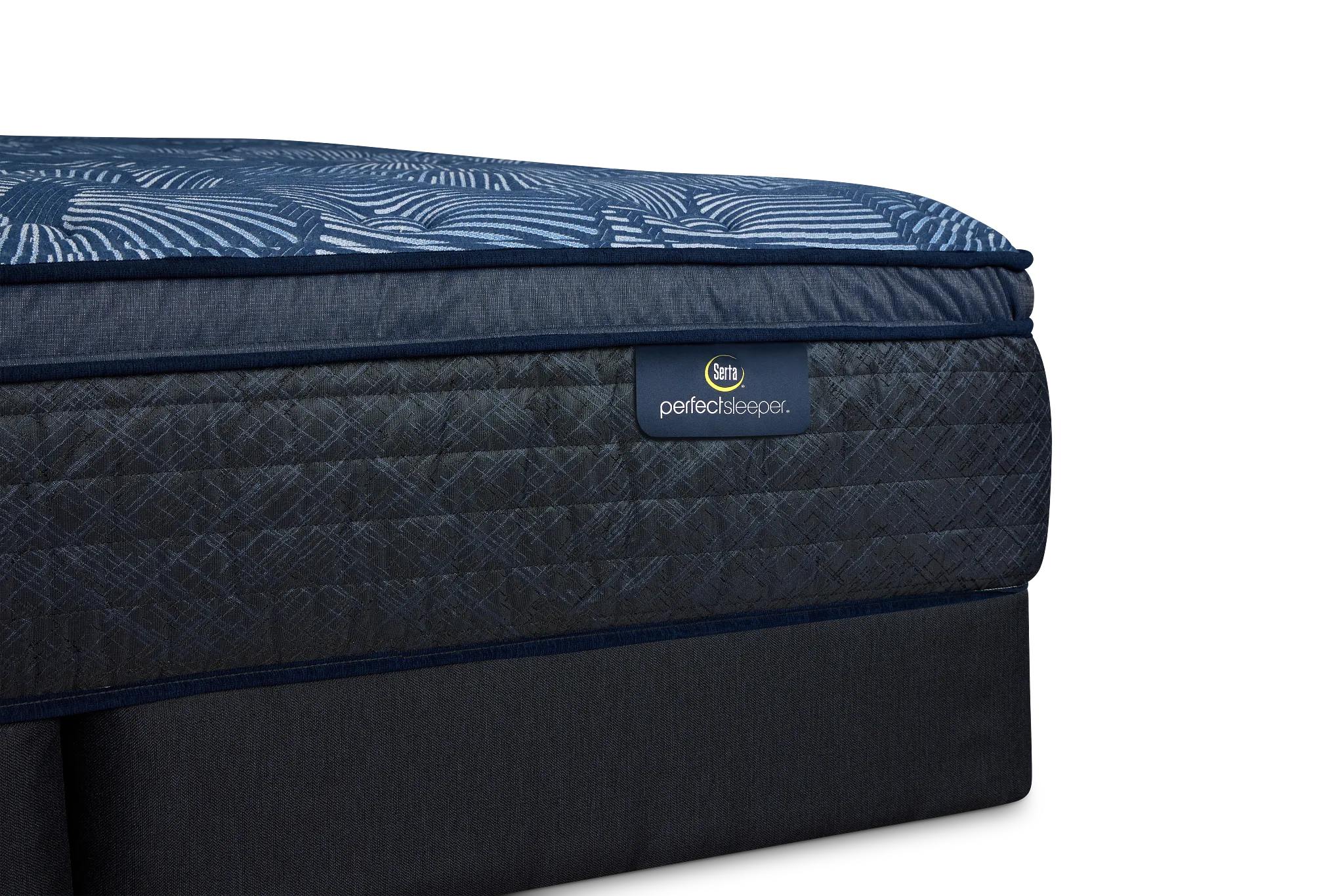 Serta Perfect Sleeper Cobalt Calm Plush Mattress Set